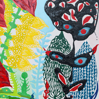 The sun desires only you by John Pule at Jonathan Smart Gallery