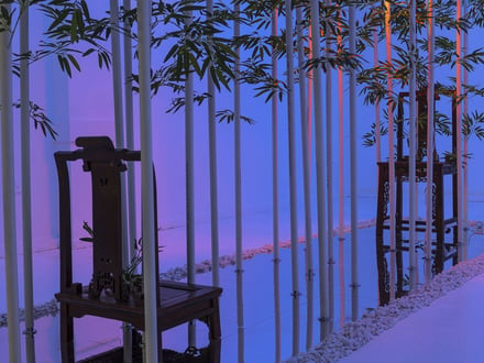 The Floating Bamboos Hang Across the Southern Court