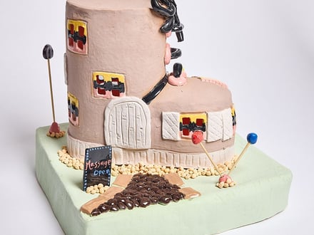 Don’t sit on the cake table