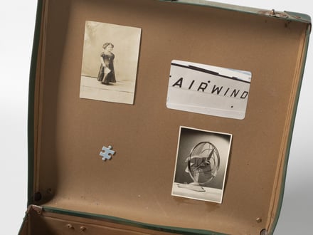 Traveling cases, found photographs and other puzzles