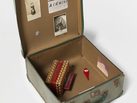 Traveling cases, found photographs and other puzzles