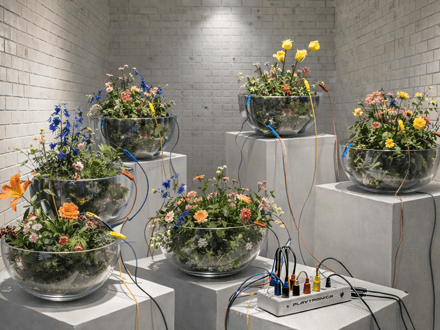 Conductive Light Garden: A Circuit of the Senses